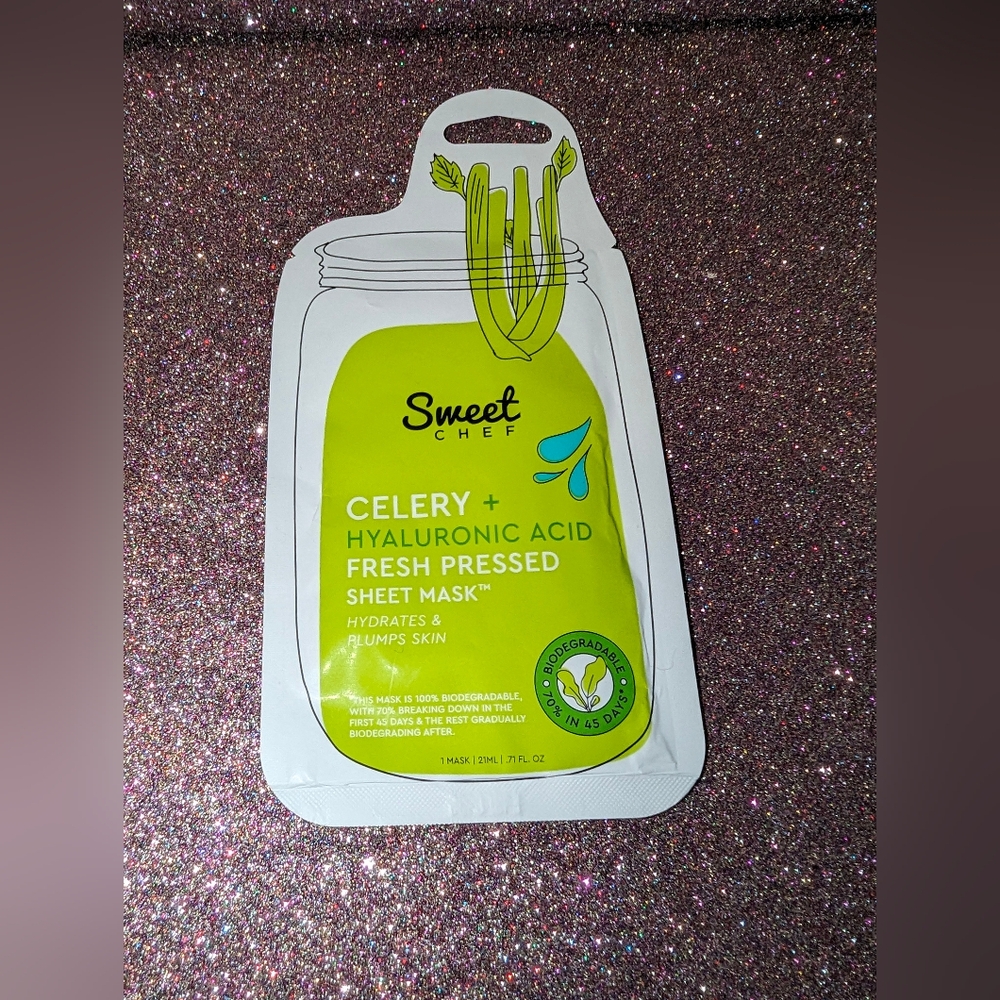 $5 Sweet Chef Celery + Hyaluronic Acid Fresh Pressed Sheet Mask